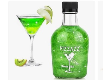 Pizzazz Appletini Martini Mix with Edible Glitter For Drinks